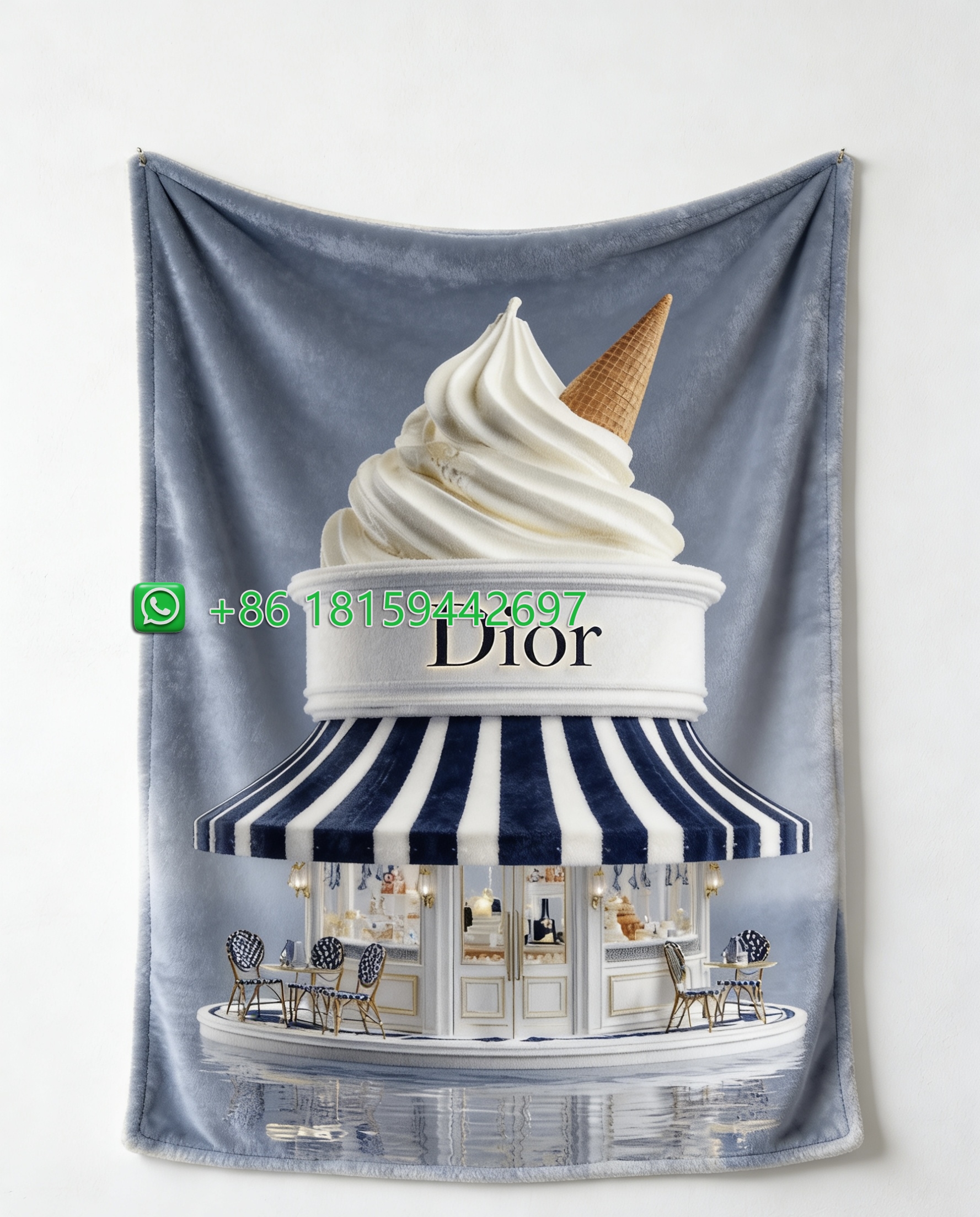 Dior Throw Blankets